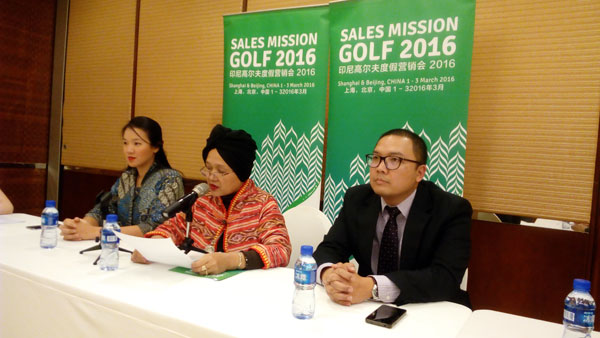 印尼高尔夫度假营销会2016（Sales Mission Golf 2016, Indonesia）新闻发布会在北京举行