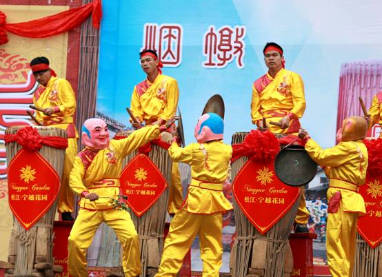 广西钦州举行第二届烟墩大鼓大赛