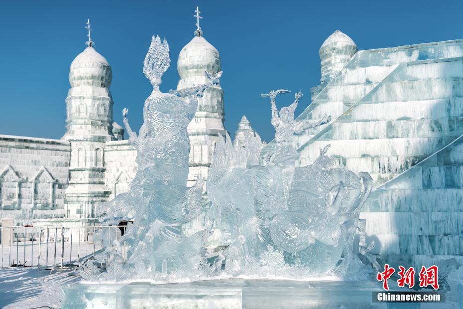 第七届中国哈尔滨国际组合冰雕比赛落幕