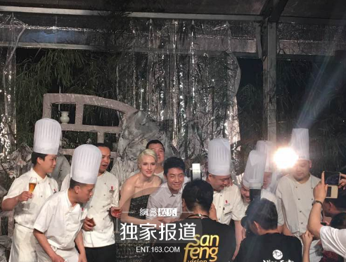 撒贝宁武汉办婚礼 撒贝宁李白森林婚礼七大细节回顾